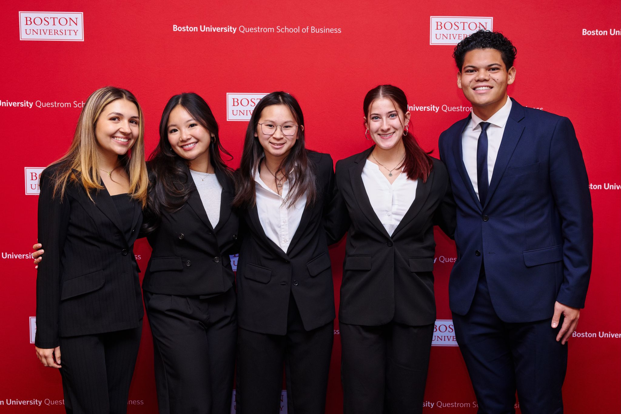 UConn team at BU Questrom Sustainability Case Competition